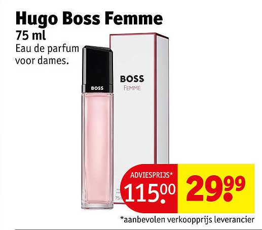 Hugo Boss Femme 75 ml Eau de parfum voor dames.