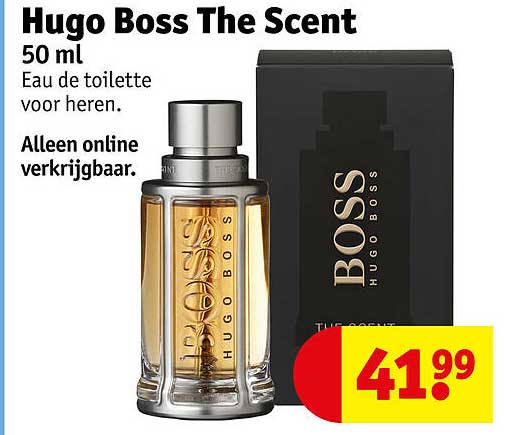 Hugo Boss The Scent 50 ml Eau de toilette voor heren. Alleen online verkrijgbaar.