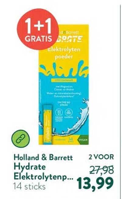 Hydrate Elektrolytenp... 14 sticks 1+1 GRATIS