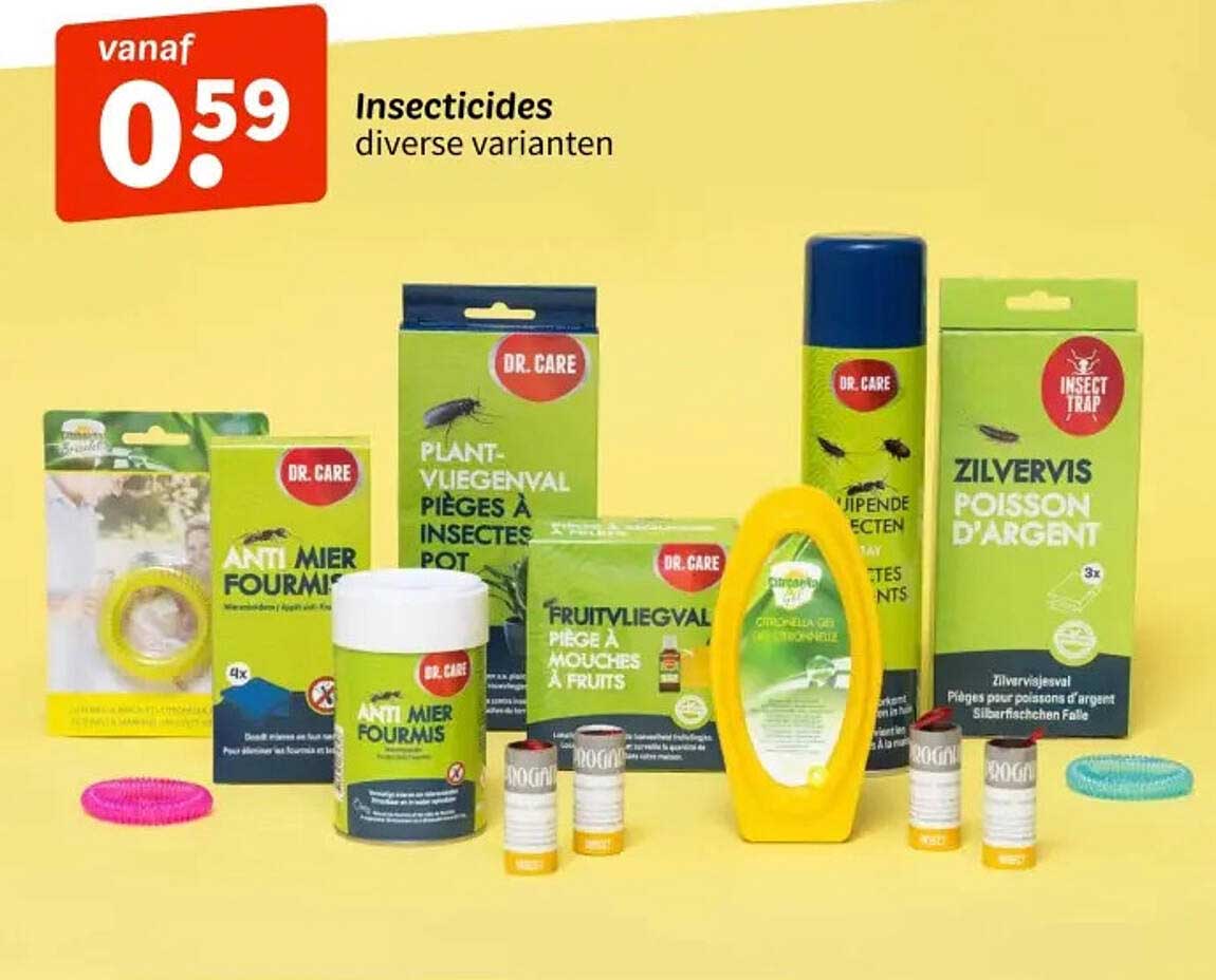 Insecticides diverse varianten