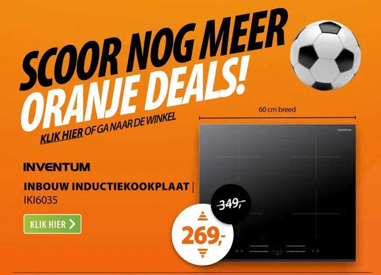 Inventum inbouw inductiekookplaat IKI6035