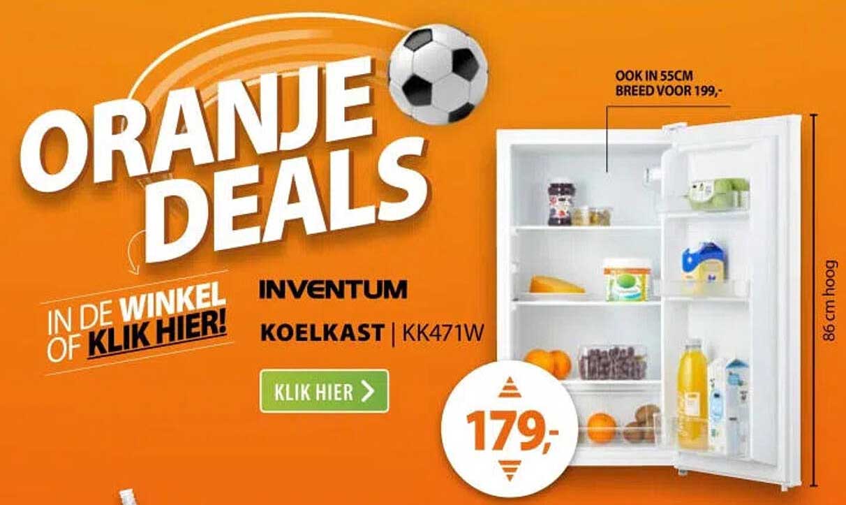 Inventum koelkast KK471W