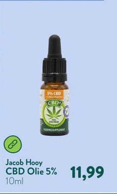 Jacob Hooy CBD Olie 5% 10ml