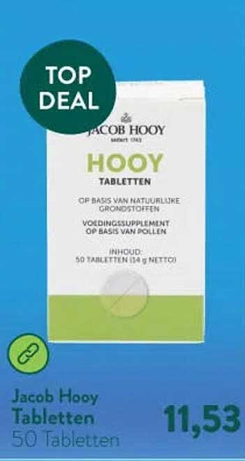 Jacob Hooy Tabletten 50 Tabletten
