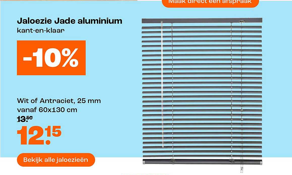 Jaloezie Jade aluminium kant-en-klaar -10%