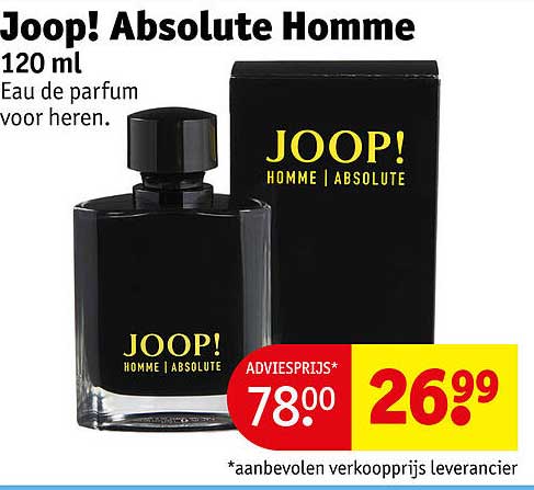Joop! Absolute Homme 120 ml Eau de parfum voor heren.