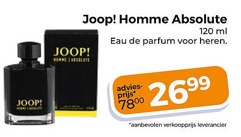 Joop! Homme Absolute 120 ml Eau de parfum voor heren
