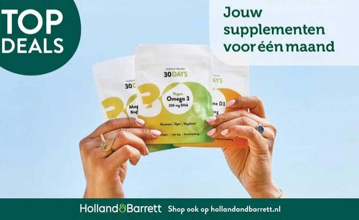 Jouw supplementen voor één maand