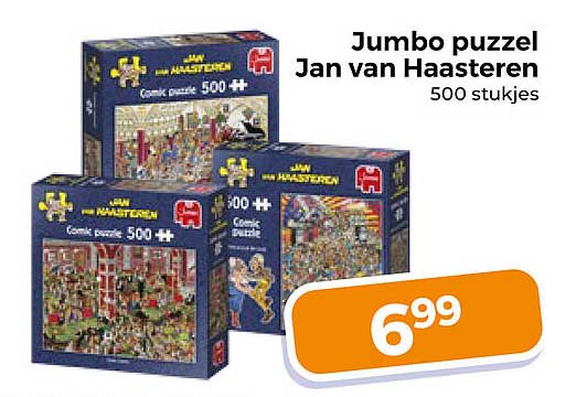 Jumbo puzzel Jan van Haasteren 500 stukjes