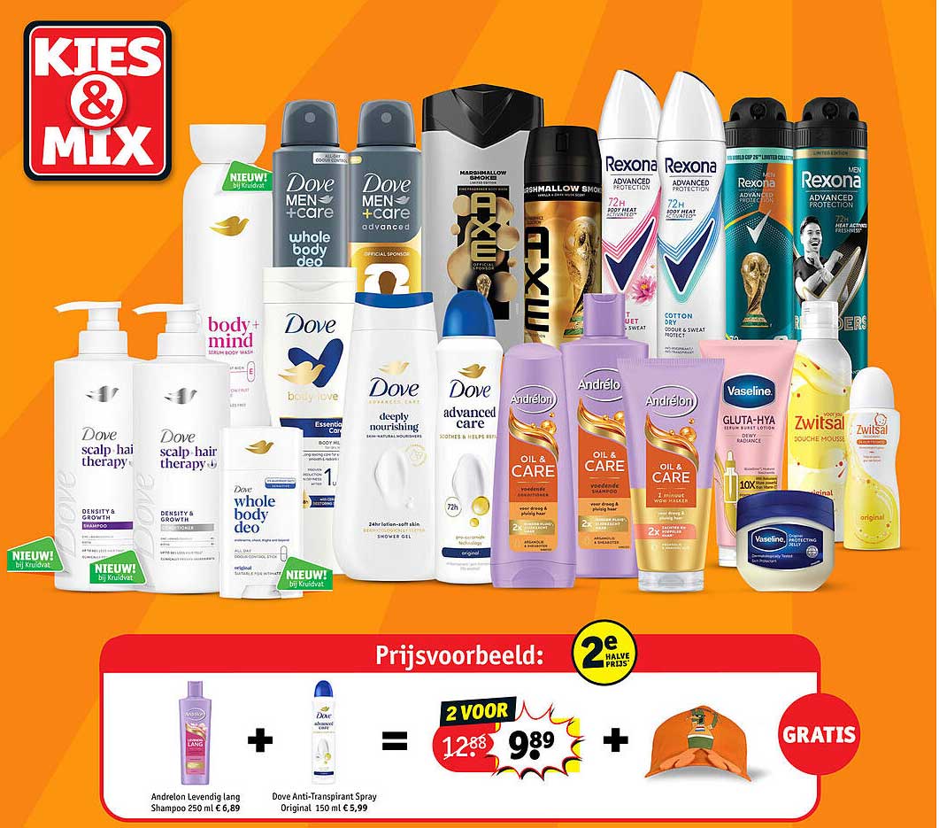 KIES & MIX 2e halve prijs