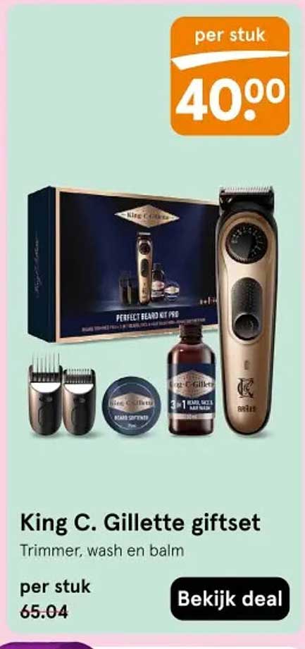King C. Gillette giftset