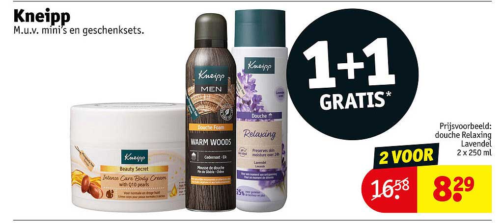 Kneipp 1+1 gratis