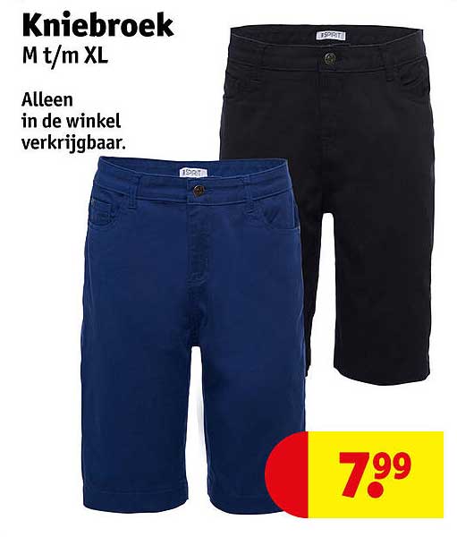 Kniebroek M t/m XL
