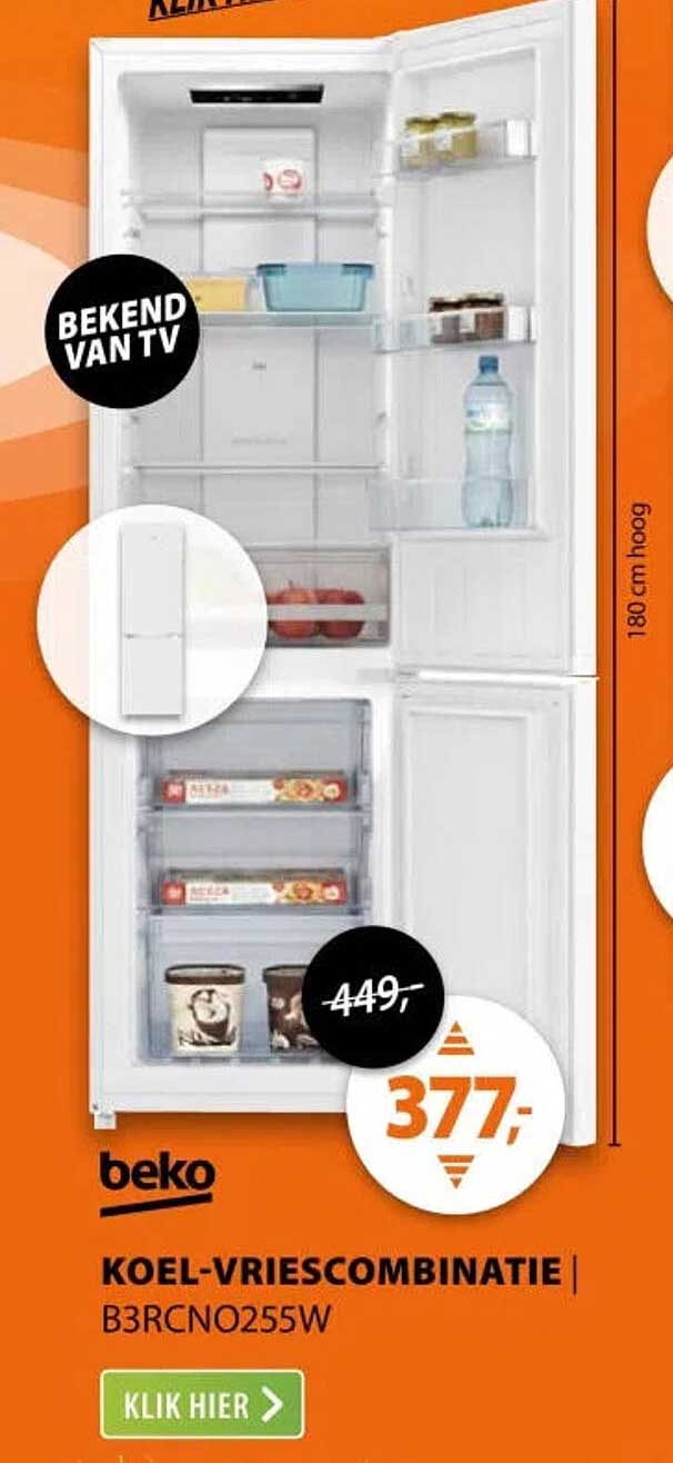 KOEL-VRIESCOMBINATIE B3RCNO255W