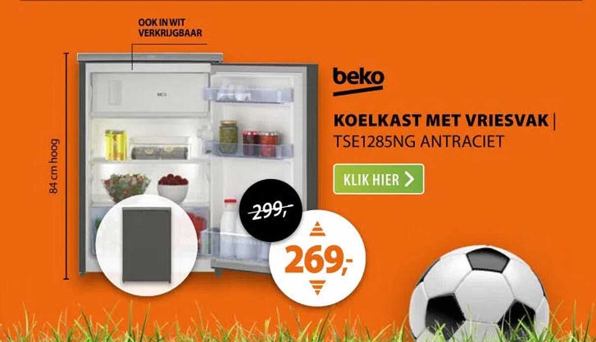 Koelkast met vriesvak | TSE1285NG antraciet