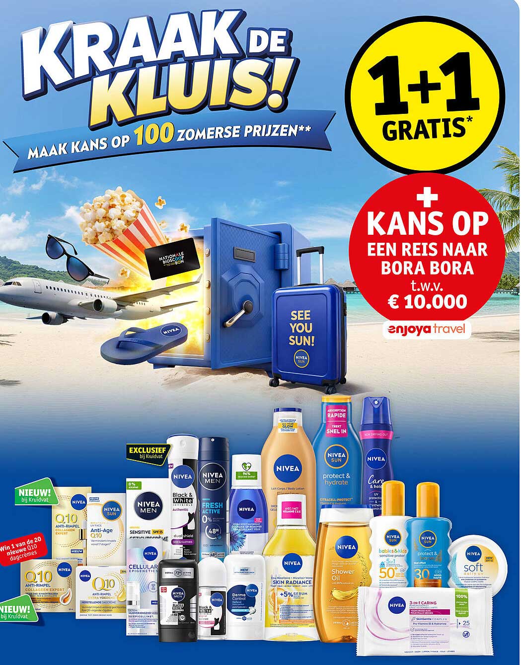 KRAAK DE KLUIS! 1+1 GRATIS*