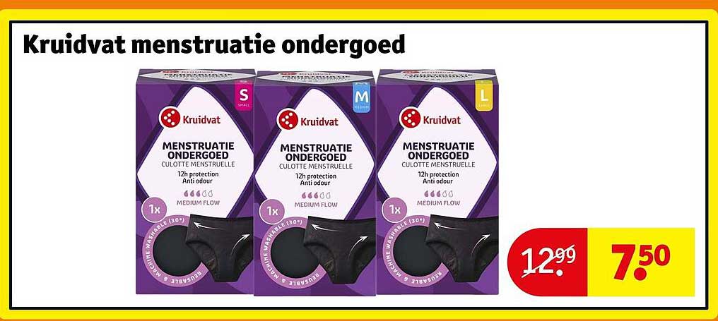 Kruidvat menstruatie ondergoed