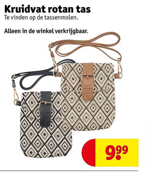 Kruidvat rotan tas