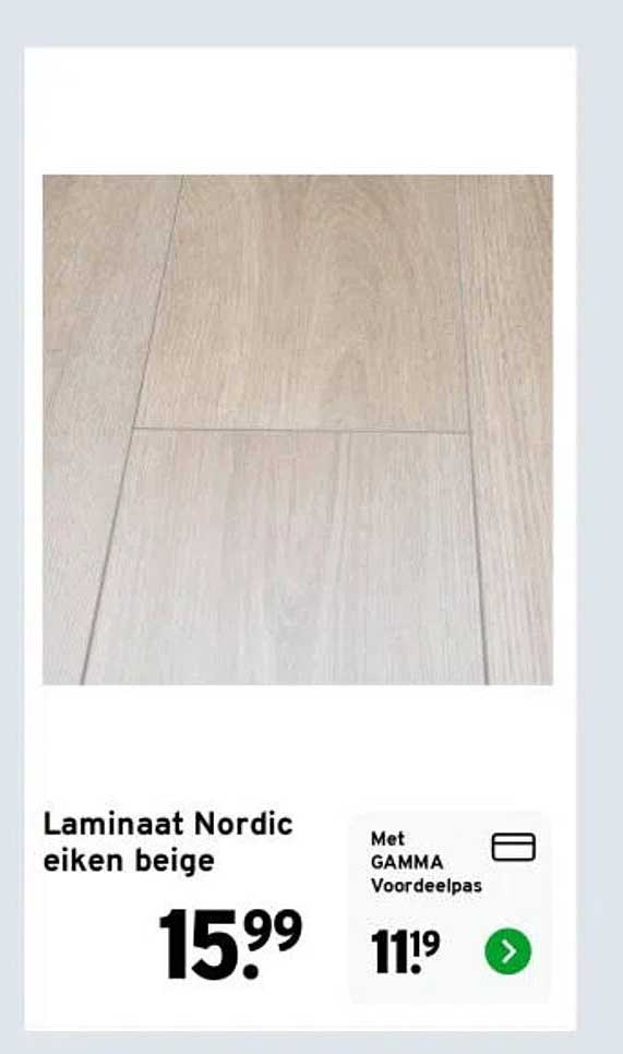 Laminaat Nordic eiken beige