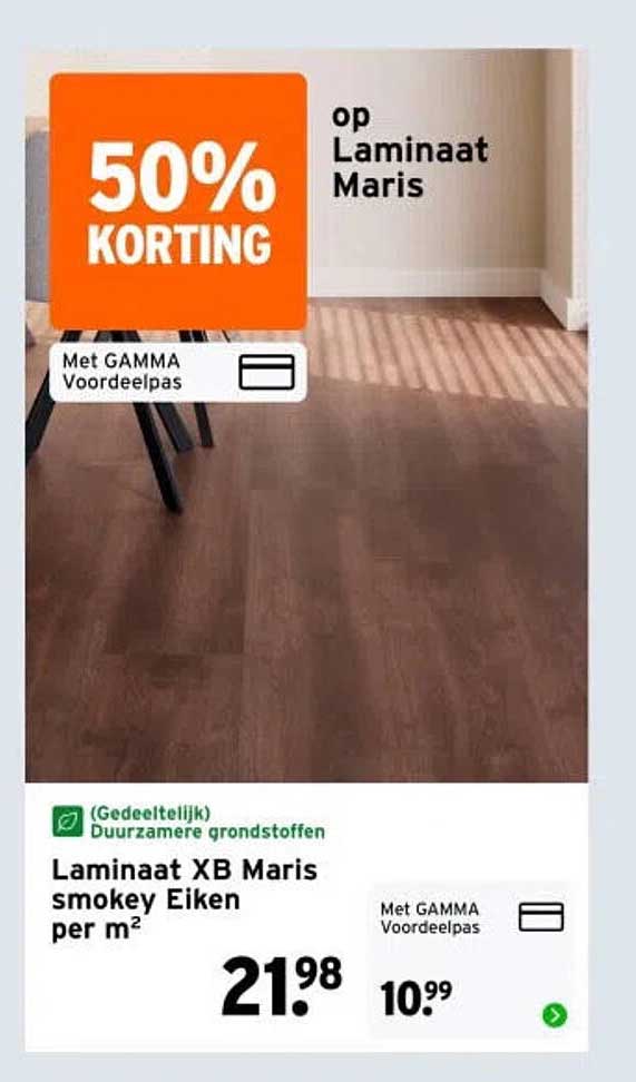 Laminaat XB Maris smokey Eiken per m² 50% KORTING