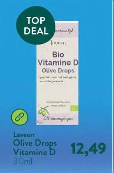 Laveen Olive Drops Vitamine D 30ml