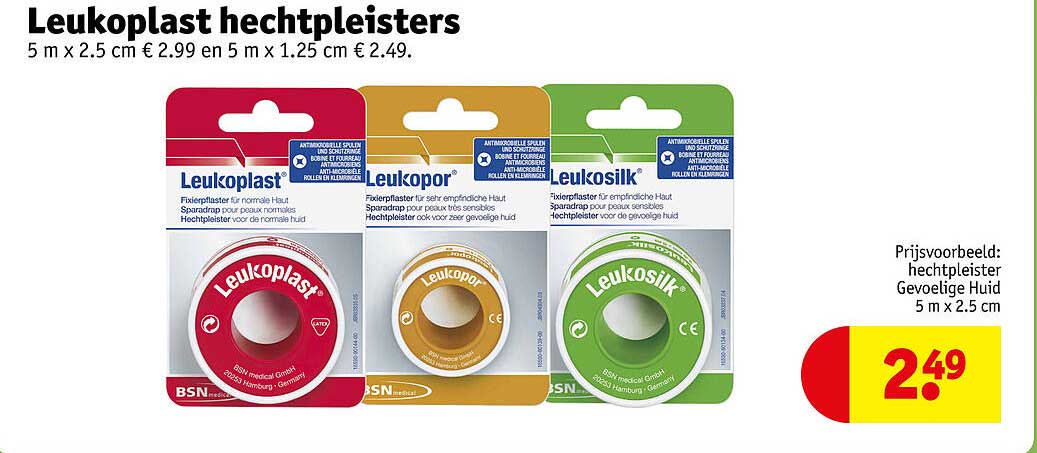 Leukoplast hechtpleisters