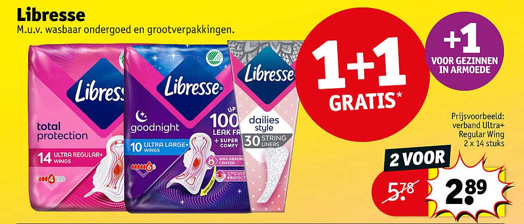 Libresse 1+1 gratis