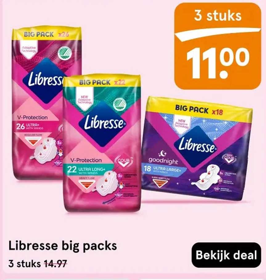 Libresse big packs