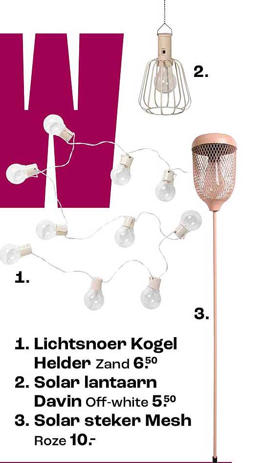 Lichtsnoer Kogel Helder Zand