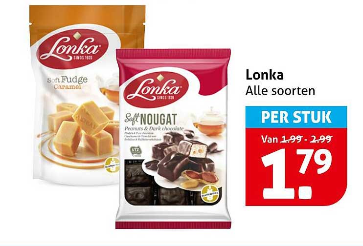 Lonka Alle soorten PER STUK