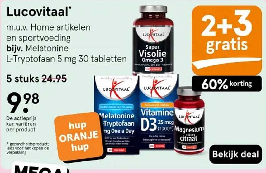 Lucovitaal* 2+3 gratis