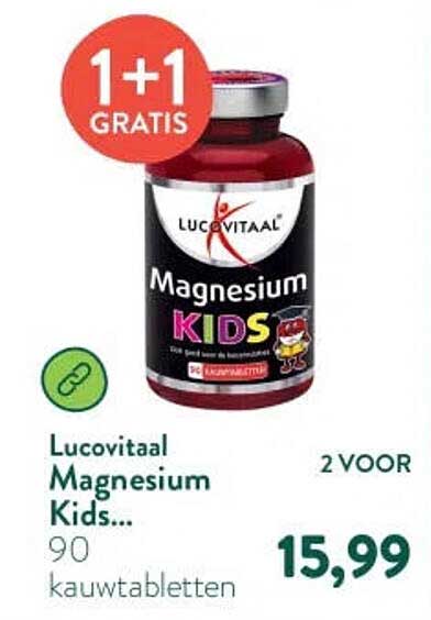 Lucovitaal Magnesium Kids... 1+1 GRATIS