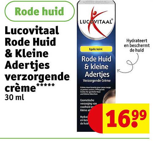 Lucovitaal Rode Huid & Kleine Adertjes verzorgende crème 30 ml