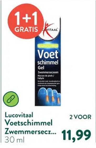 Lucovitaal Voetschimmel Zwemmersecz... 1+1 GRATIS