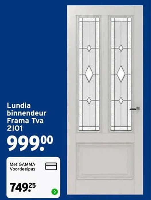 Lundia binnendeur Frama Tva 2101
