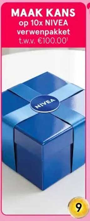 MAAK KANS op 10x NIVEA verwenpakket t.w.v. €100,00!