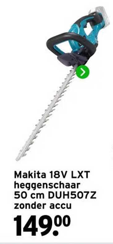 Makita 18V LXT heggenschaar 50 cm DUH507Z zonder accu