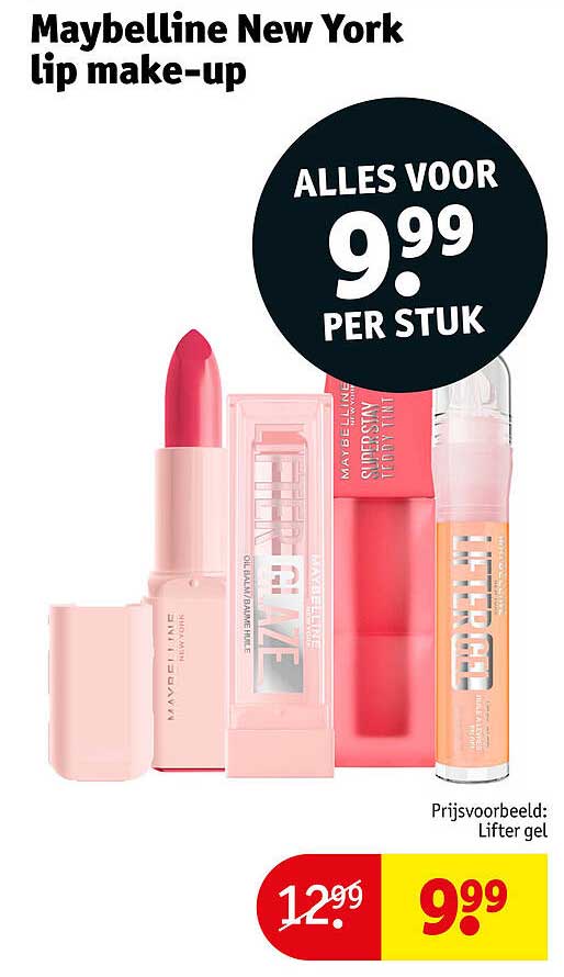 Maybelline New York lip make-up
