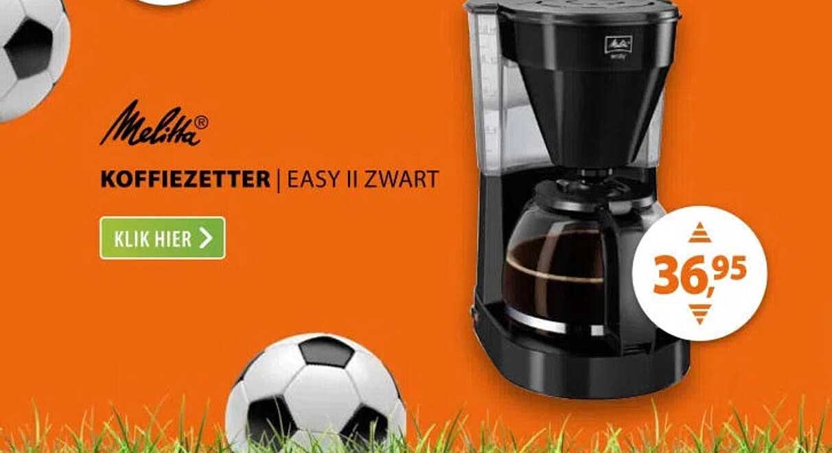 Melitta koffiezetter Easy II zwart