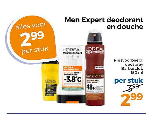 Men Expert deodorant en douche