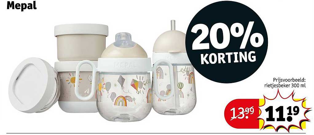 Mepal 20% korting