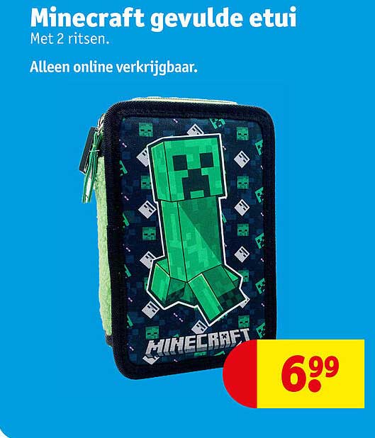 Minecraft gevulde etui