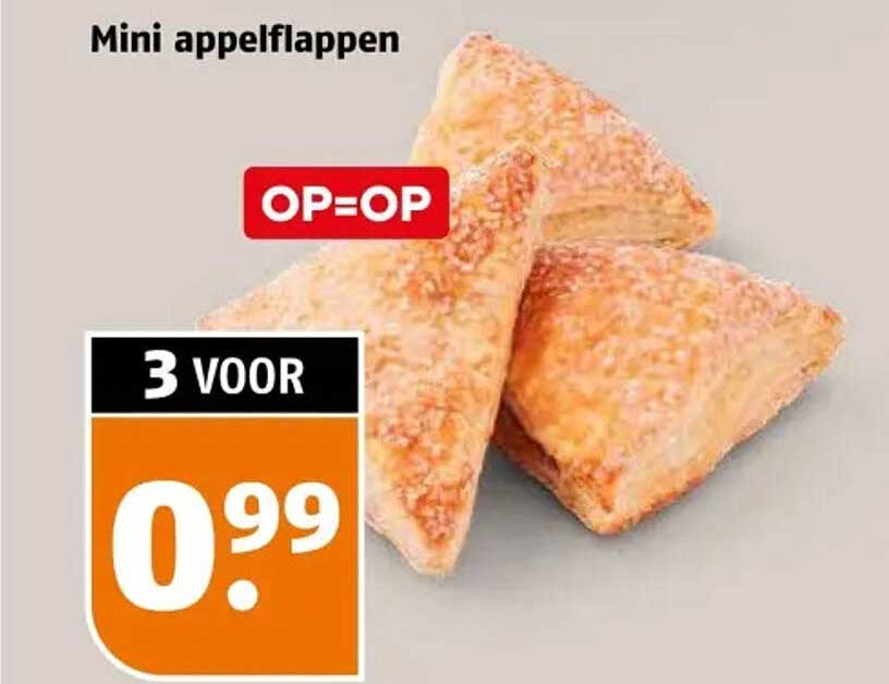 Mini appelflappen OP=OP
