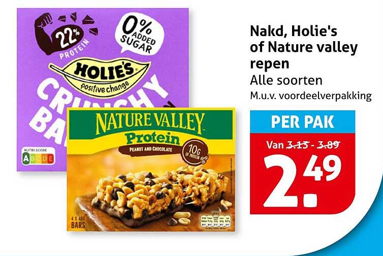 Nakd, Holie's of Nature valley repen