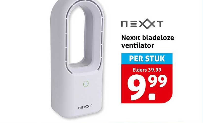 Nexxt bladeloze ventilator