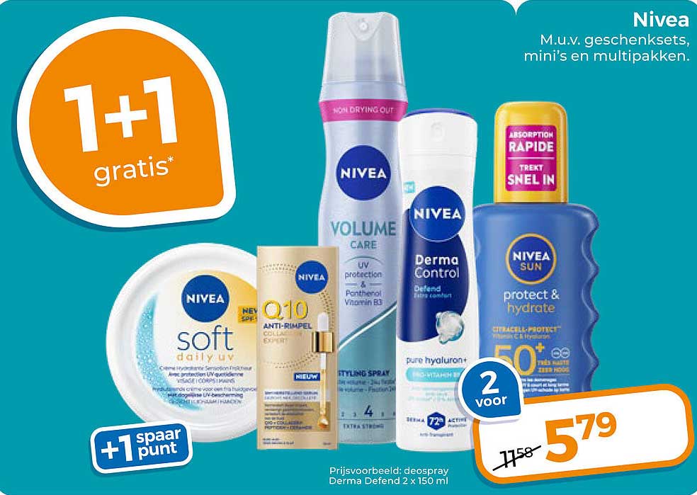 Nivea 1+1 gratis