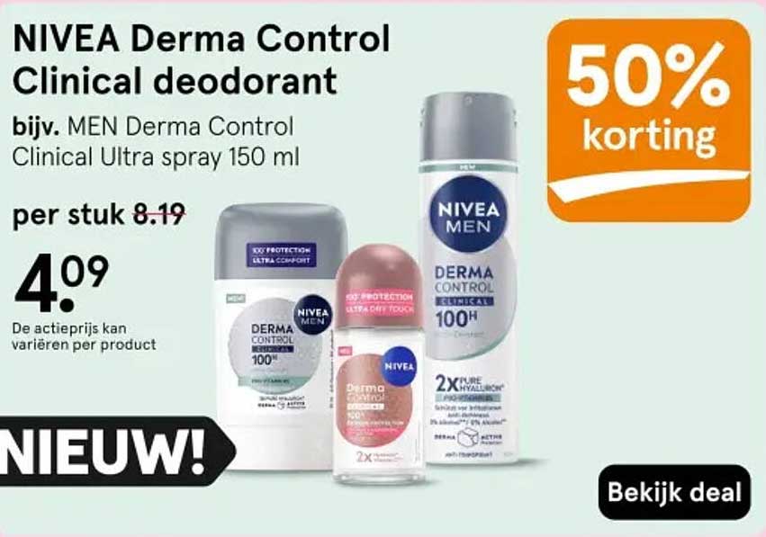 NIVEA Derma Control Clinical deodorant
