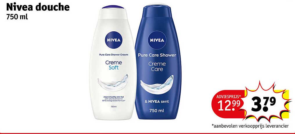 Nivea douche 750 ml