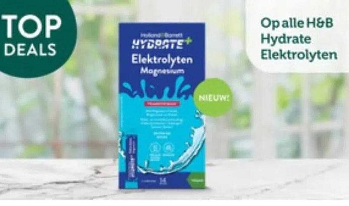 Op alle H&B Hydrate Elektrolyten