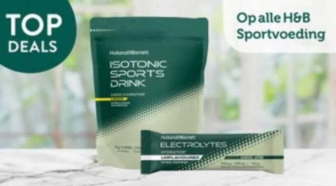 Op alle H&B Sportvoeding